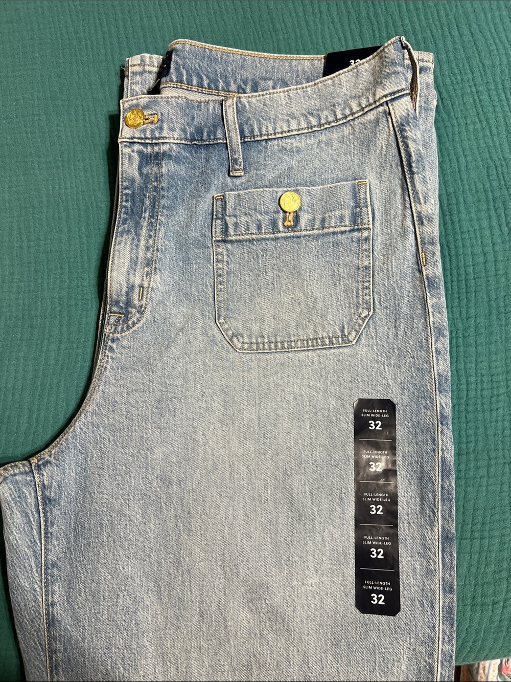 NWT J Crew Slim Wide Leg Jean size 32
